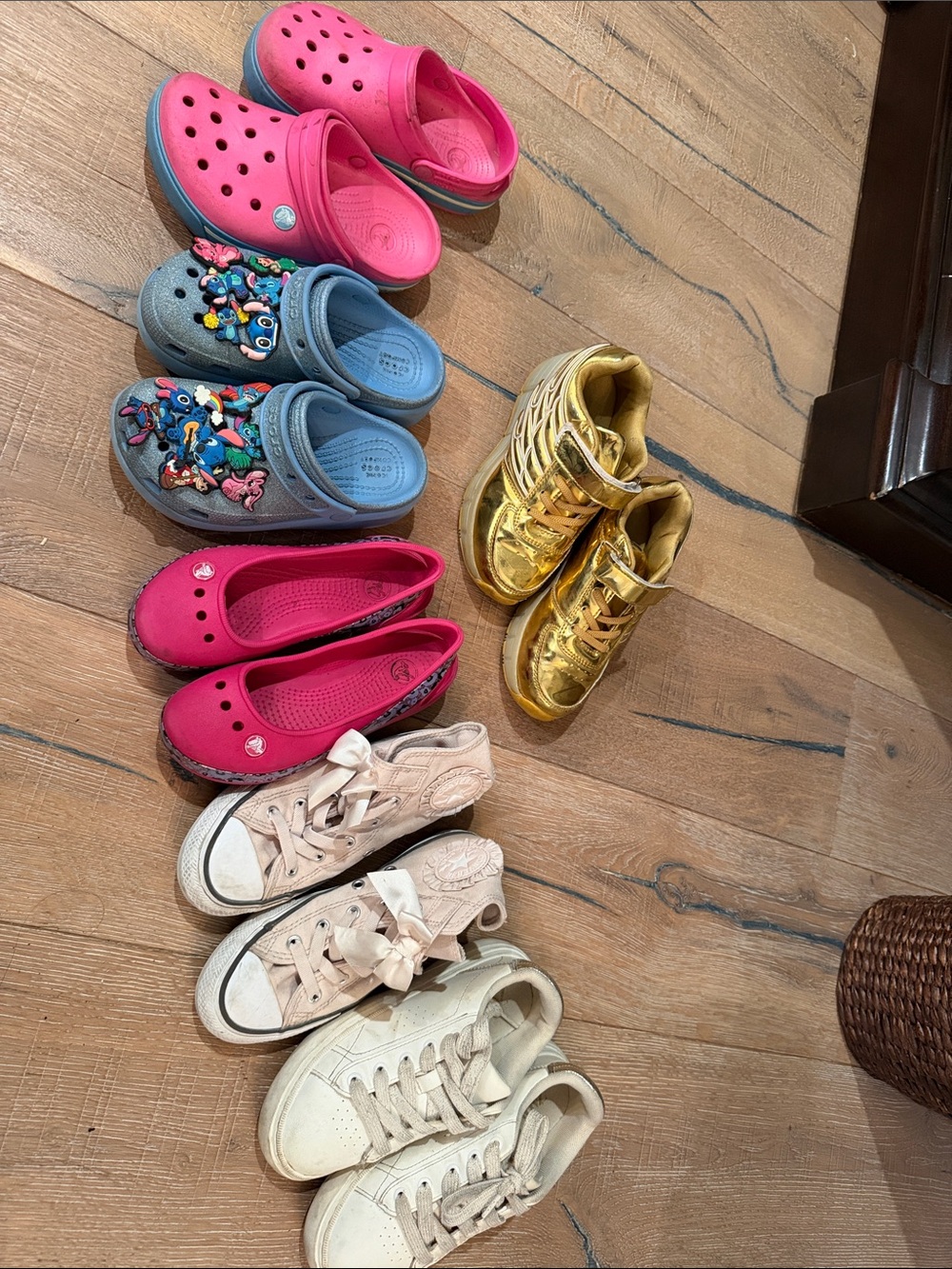Size 1 bundle with Crics, converse, Zara, heelys